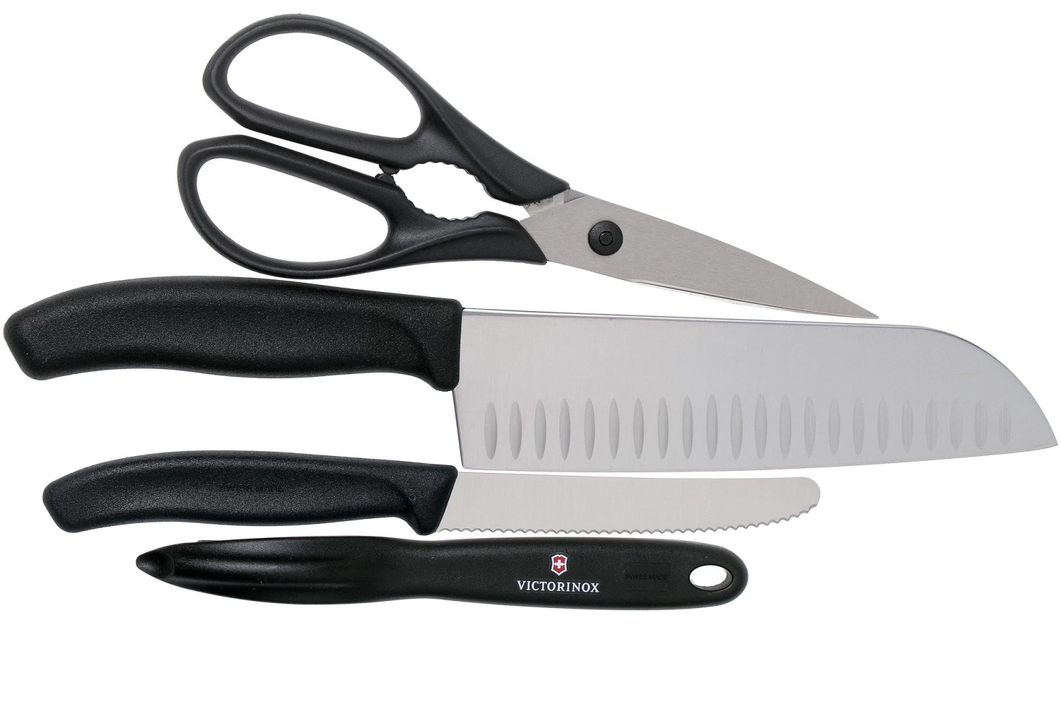 Victorinox SwissClassic 6.7133.4G 4-piezas Juego De Cuchillos De Cocina, Negro - Imagen 2
