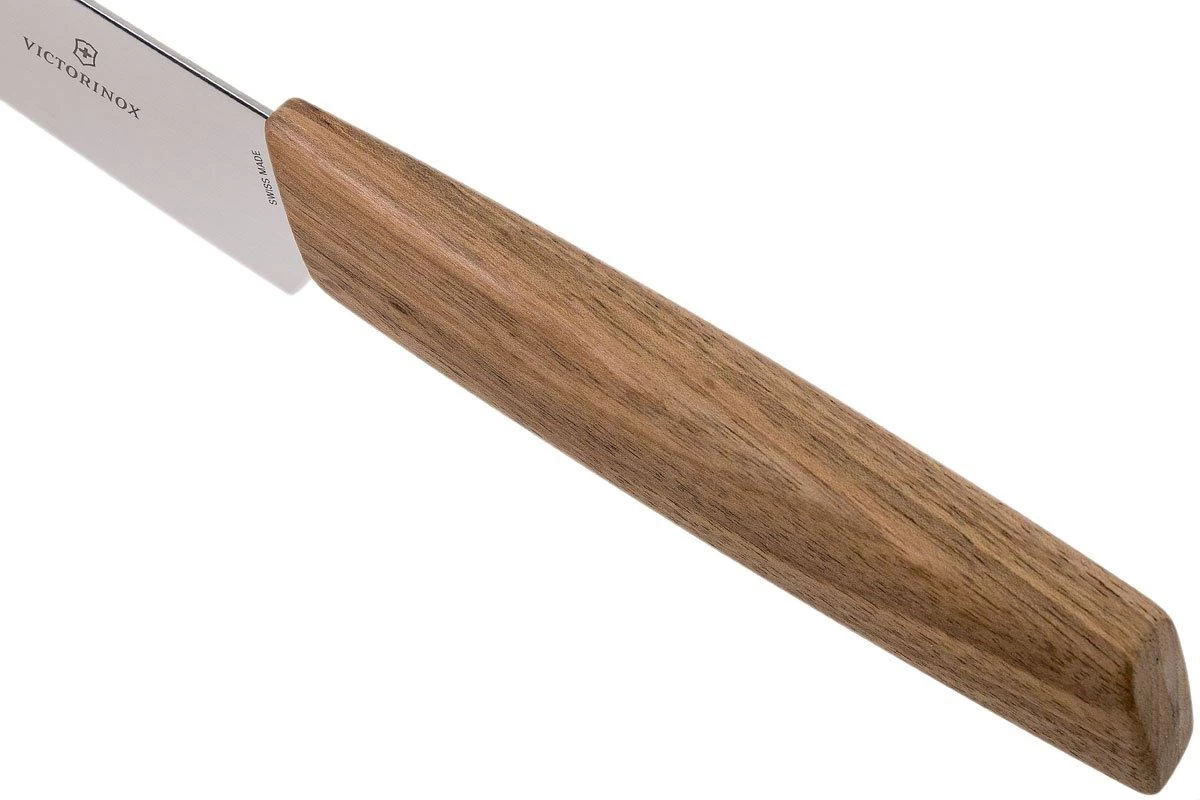 Victorinox Swiss Modern Cuchillo Puntilla 15 Cm, Madera De Nogal - Imagen 5