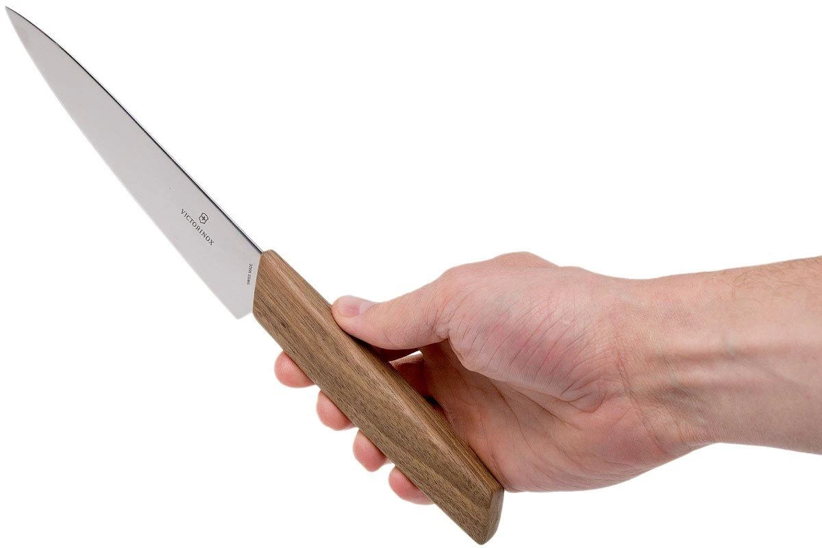 Victorinox Swiss Modern Cuchillo Puntilla 15 Cm, Madera De Nogal - Imagen 6