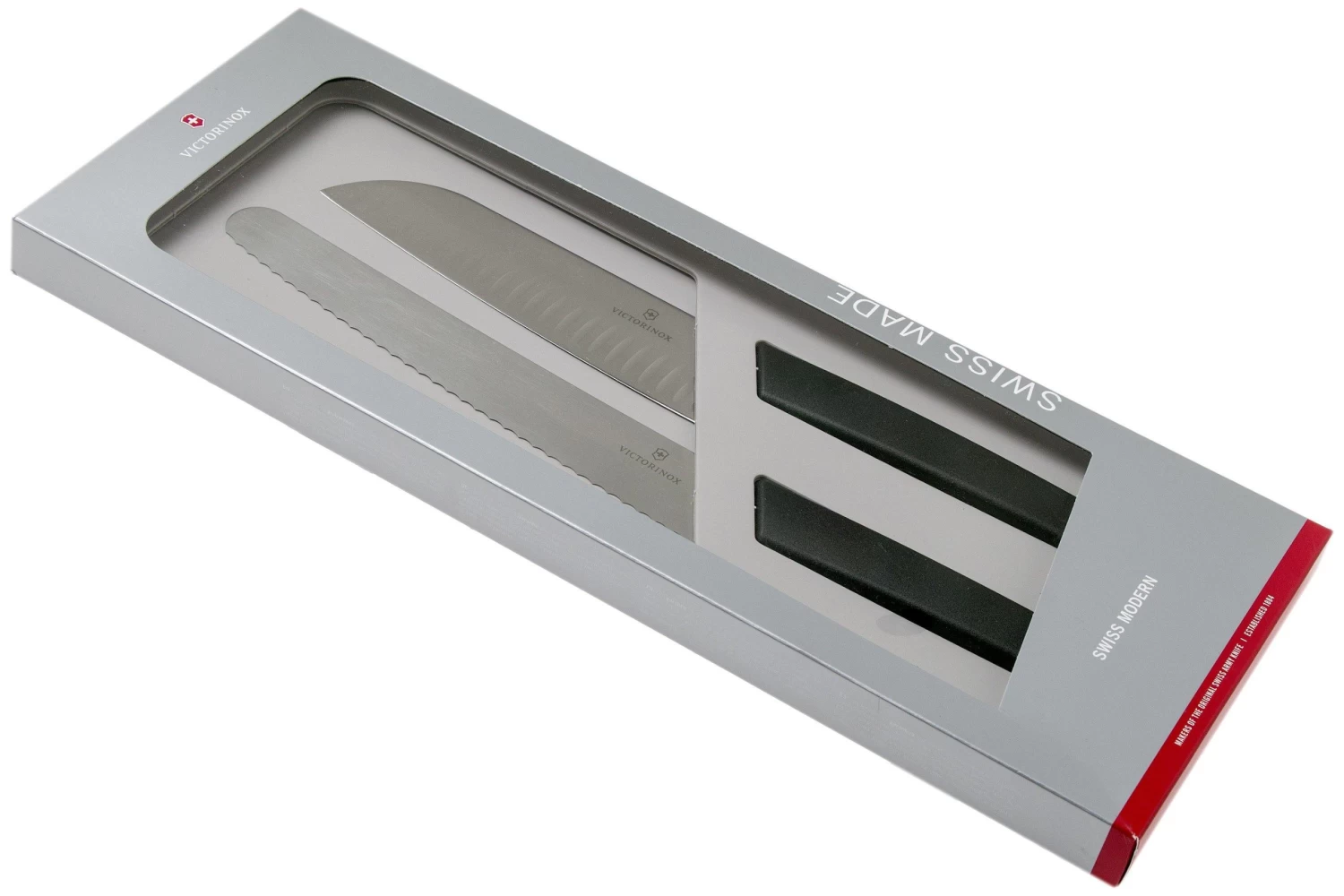 Victorinox Swiss Modern Set De Cuchillos Dos Piezas, Negro - Imagen 4