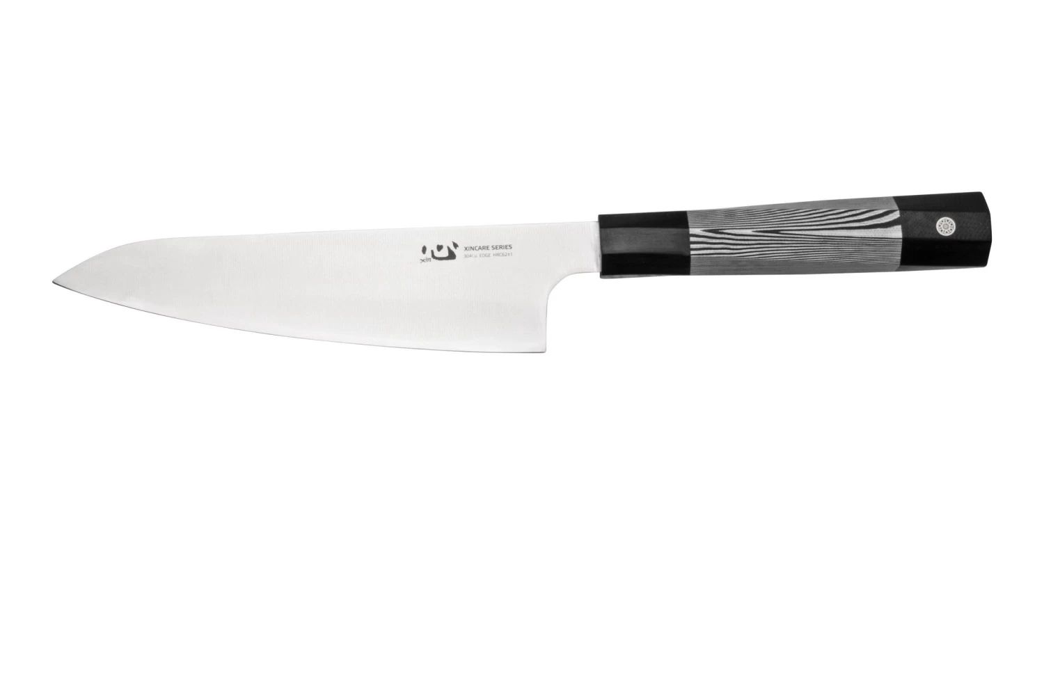 Xin Cutlery XinCare XC103 Cuchillo Multiusos, G10 Blanco Y Negro, 18 Cm