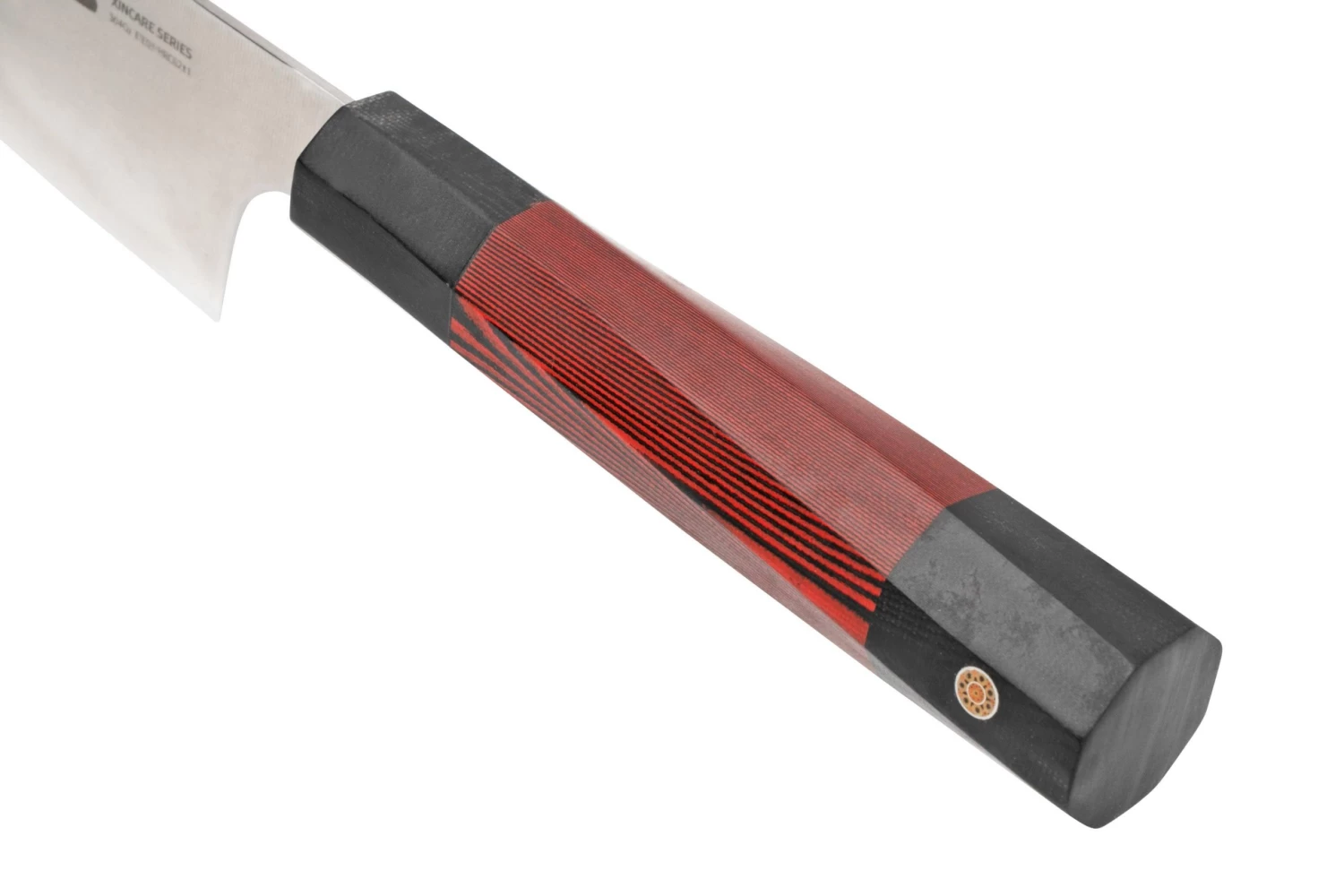 Xin Cutlery XinCare XC104 Cuchillo Multiusos, G10 Negro Y Rojo, 18 Cm - Imagen 5