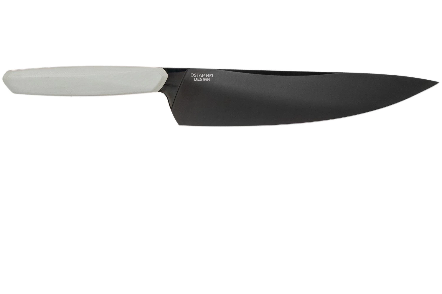 Xin Cutlery XinCore XC125 White G10, Red Liners, Black TiN Coating, Cuchillo De Chef 21.5 Cm - Imagen 2