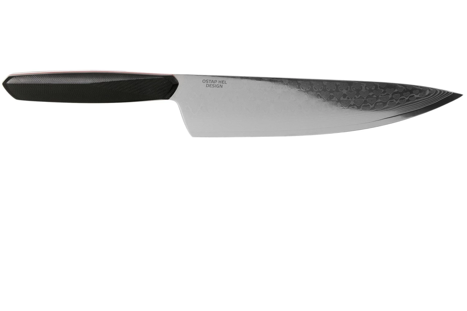 Xin Cutlery XinCore XC126 Black G10, Red Liners, Damascus, Cuchillo De Chef 21.5 Cm - Imagen 2