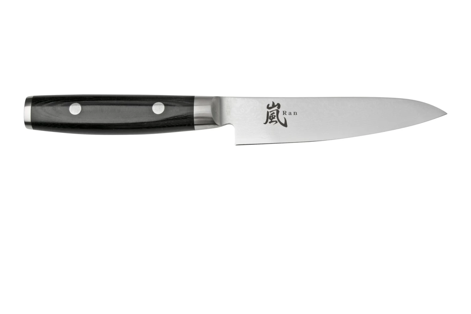 Yaxell Ran 36056, Juego De Cuchillos De 3 Piezas Santoku 16,5 Cm, Cuchillo Multiusos 12 Cm Y Afilador De Cuchillos - Imagen 4