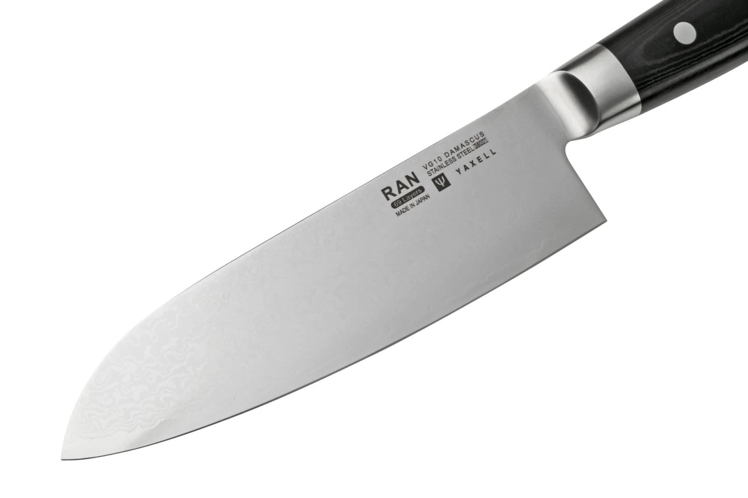 Yaxell Ran 36056, Juego De Cuchillos De 3 Piezas Santoku 16,5 Cm, Cuchillo Multiusos 12 Cm Y Afilador De Cuchillos - Imagen 8