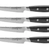Yaxell Tsuchimon 36744, Juego De Cuchillos Para Carne De 4 Piezas