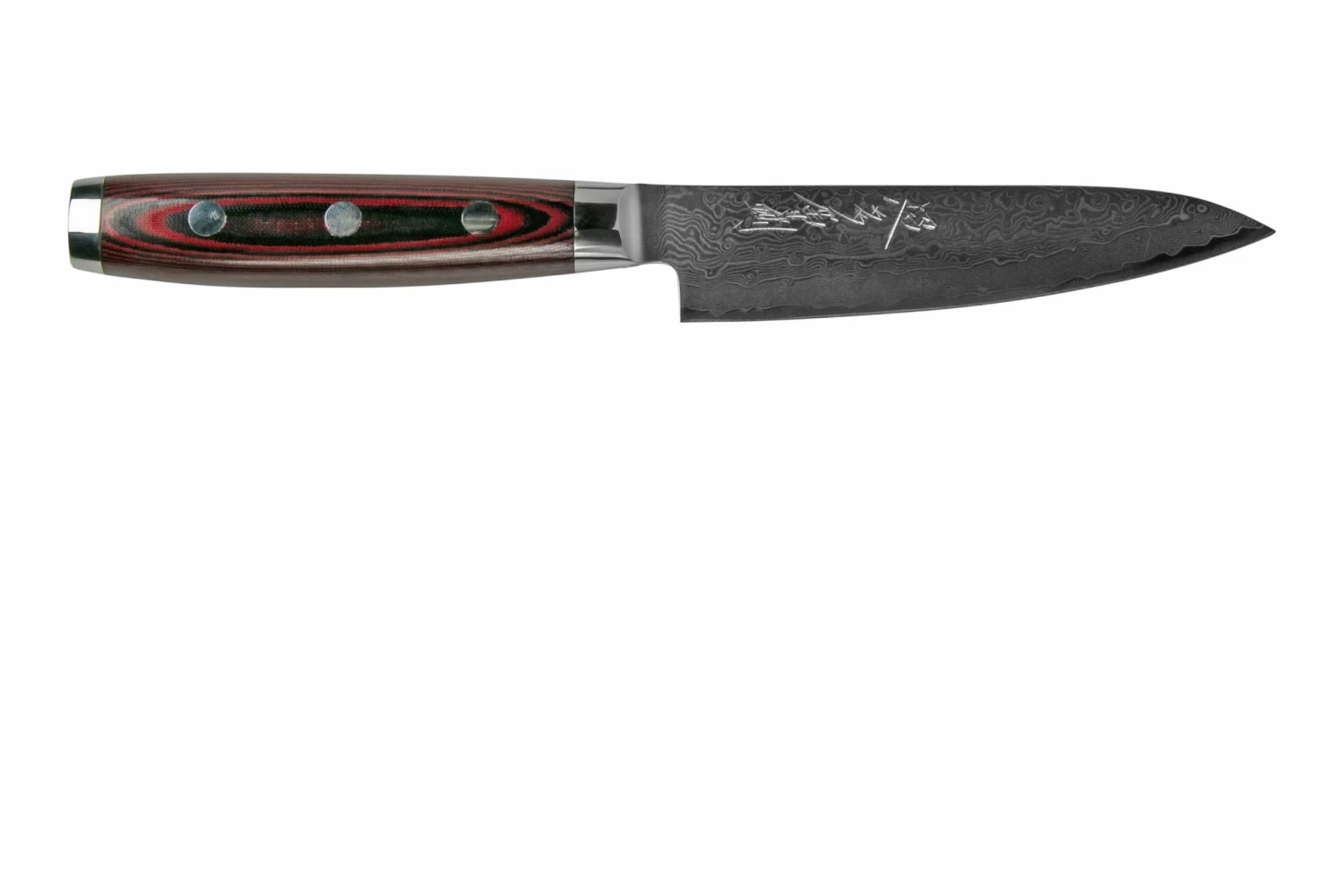 Yaxell Super Gou 37102 Cuchillo Universal Acero De Damasco De 161 Capas, 12 Cm - Imagen 2