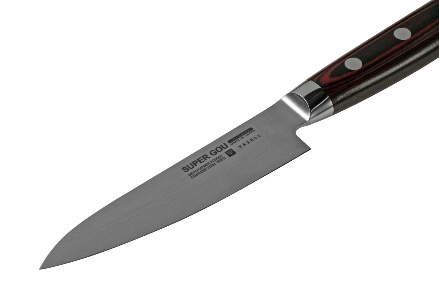 Yaxell Super Gou 37102 Cuchillo Universal Acero De Damasco De 161 Capas, 12 Cm - Imagen 3