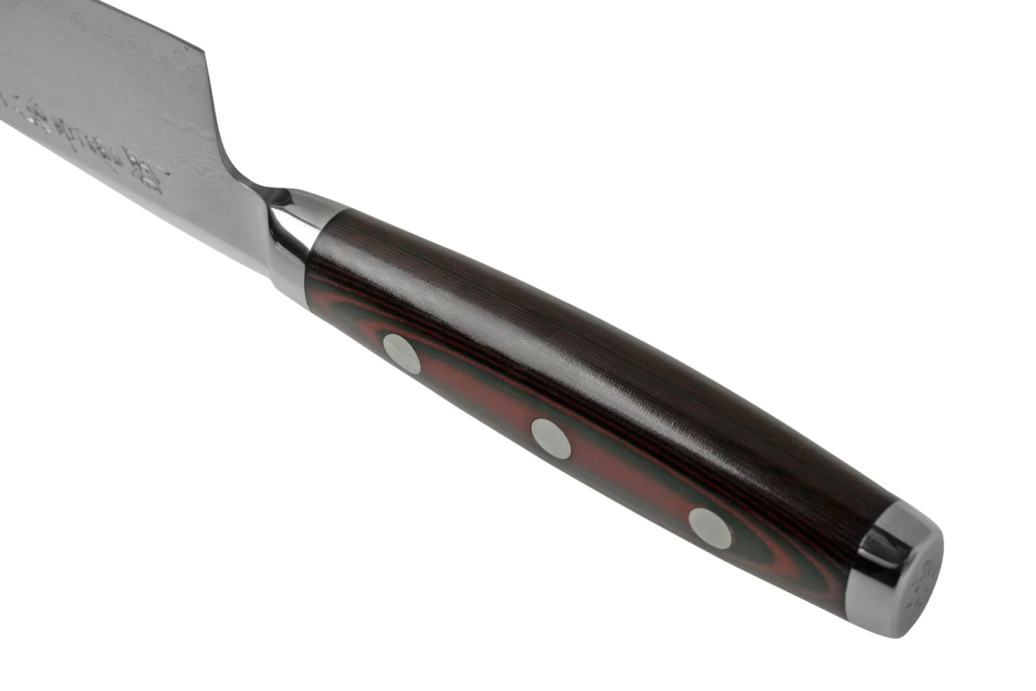 Yaxell Super Gou 37112 Santoku Acero De Damasco De 161 Capas, 12,5 Cm - Imagen 5