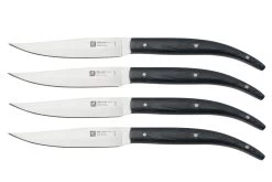 Zwilling Steak 39162, Juego De 4 Cuchillos Para Carne, Micarta Azul