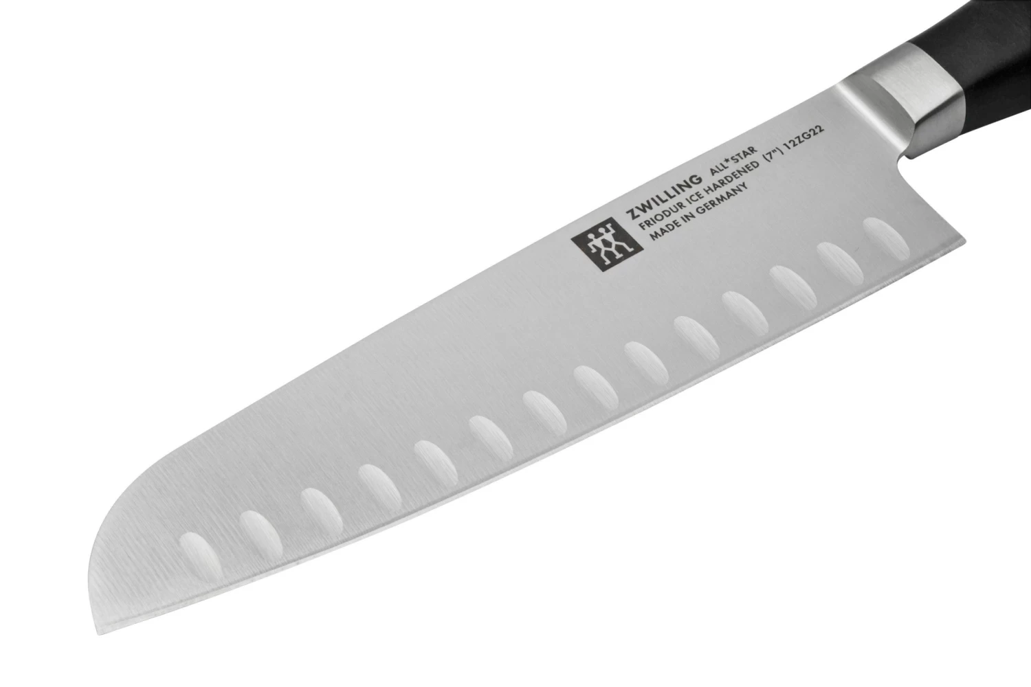 Zwilling All Star 1022780, Juego De 2 Cuchillos, Santoku Y Puntilla, Plata - Imagen 3