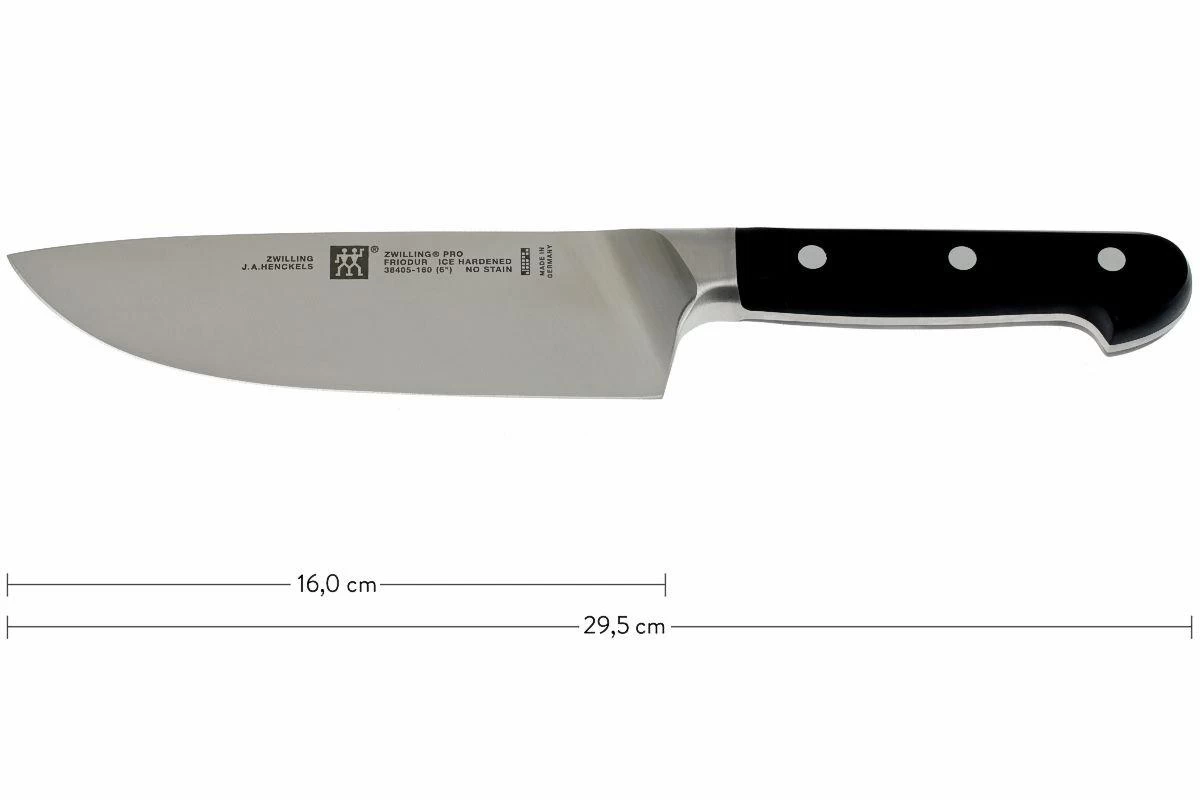 Zwilling 38405-161 Pro Cuchillo Cocinero, Hoja Ancha